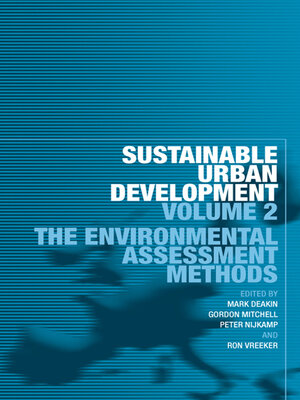 cover image of Sustainable Urban Development Volume 2